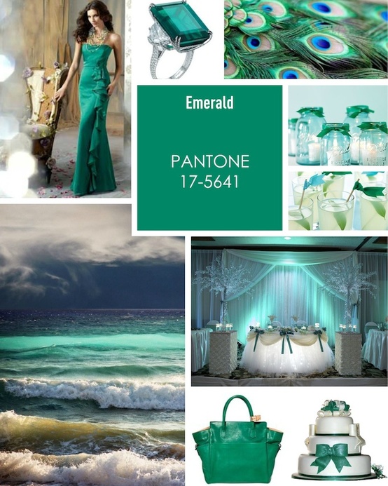 Emerald Green 2013 Wedding Color Trend